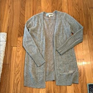 Gray Cashmere Cardigan